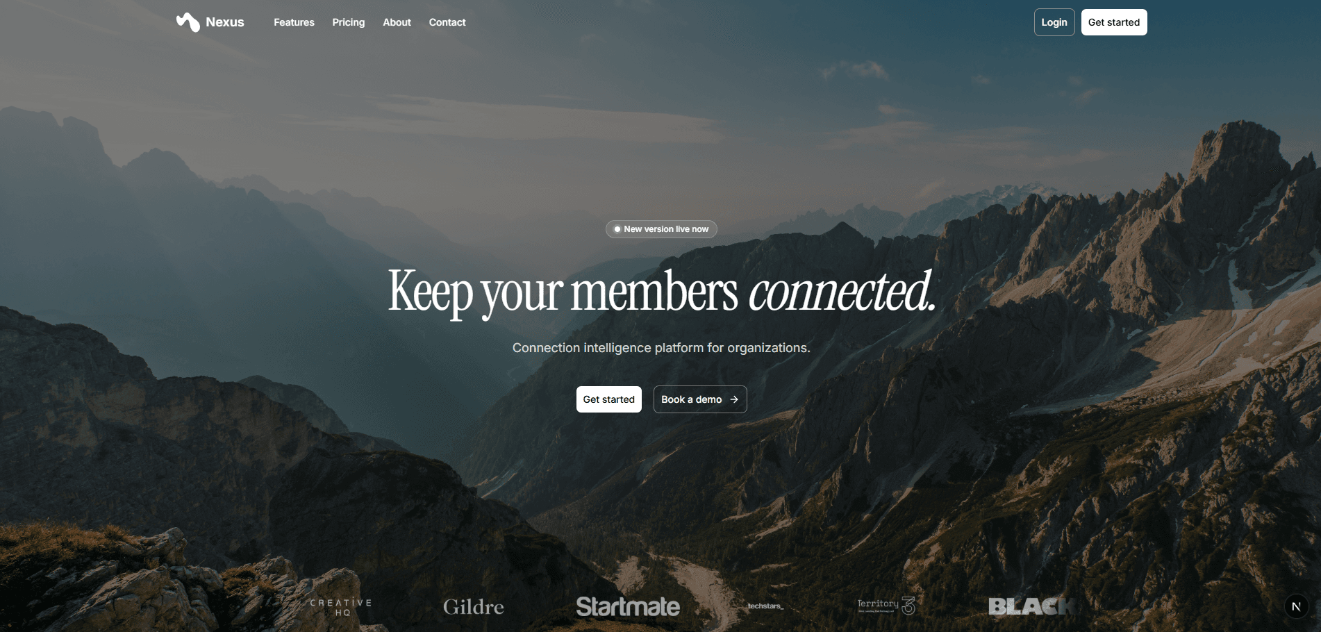 Redesigned marketing website